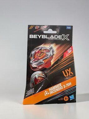 Beyblade –Hammer Incendio 3-70H (UX Series) Balance Type Top with Launcher New